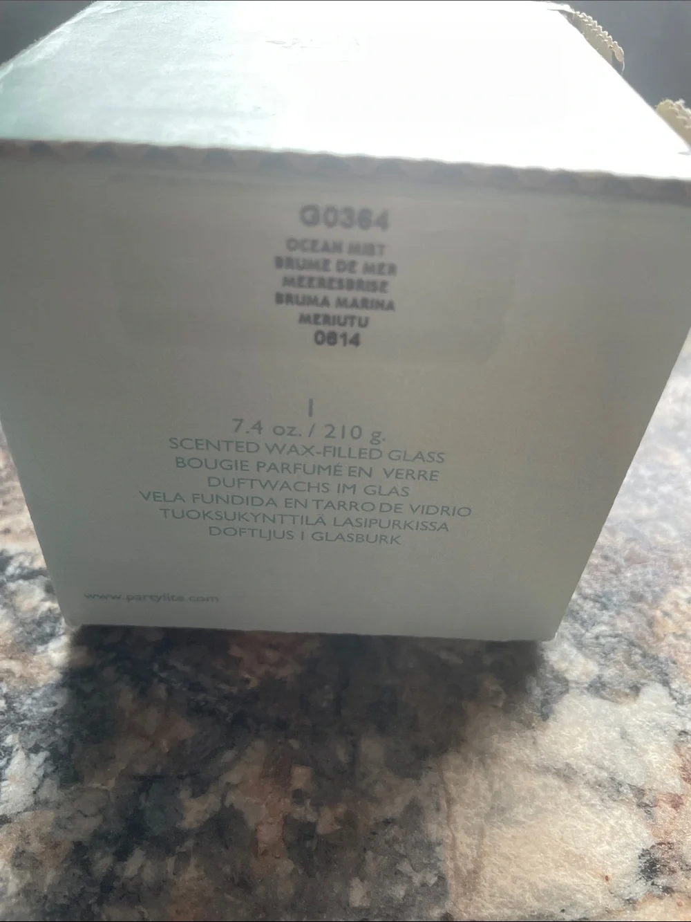 NEW PartyLite Ocean Mist Jar Candle